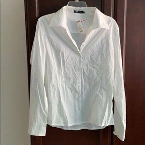 The Limited white button shirt